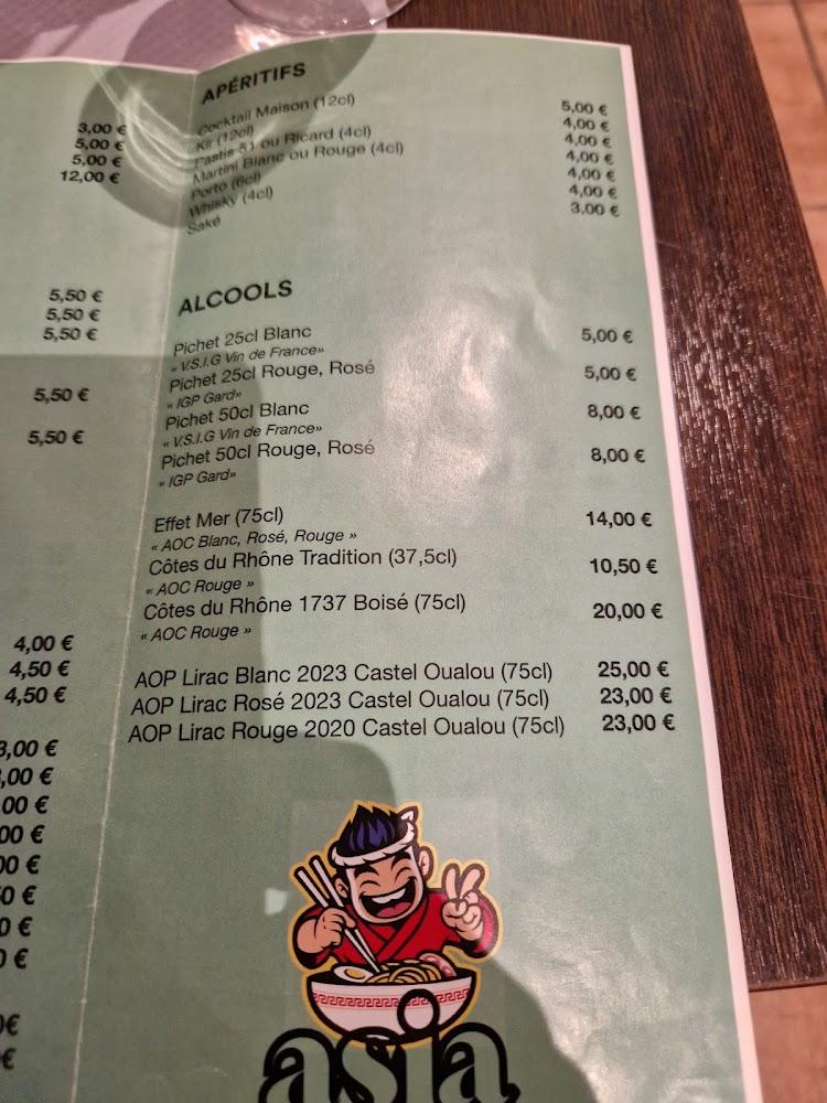 Asia Roquemaure - Menu Image 3